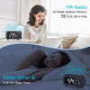 Digital Projection Alarm Clock Electronic Radio Alarm Clock Temperature Projection Time Bedroom Bedside Table Mute Clock