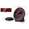 Loud Alarm Clock with Bed Shaker Vibrating Alarm Clock with Flash Light Brightness Adjustable Snooze Dual Alarm Setting USB