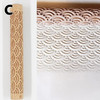 Wooden Texture Rolling Pin Ceramic Pottery Art Embossed Rod Flower Pattern Mud Roll Roll Reliefs DIY Clay Craft Tool