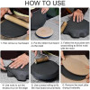 Pottery Tools Ceramic Plate Forming Mold, Round Wooden Concentric Geometric Figure Rail for DIY Ceramic Cutting