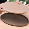 Pottery Tools Ceramic Plate Forming Mold, Round Wooden Concentric Geometric Figure Rail for DIY Ceramic Cutting