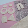 NEW Mandala Texture Polymer Clay Stamp Sheet DIY Earring Jewelry Impression Emboss Mat Pottery Ceramic Art Hobby Supplies Tool NEW Mandala Texture Polymer Clay Stamp Sheet DIY Earring Jewelry Impression Emboss Mat Pottery Ceramic Art Hobby Supplies Tool
