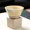 1pc Retro Japanese Triangular Cone Shape Pottery Tea Coffee Cup Pull Ceramic Mug Rough Latte Porcelain Cup For Home Office