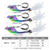 Fishing Lures Hard Metal Spinner Bait Spoon Lures Bass Swimbait Feather-Tail-Spinner Fishing Lures for Bass Trout Salmon
