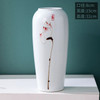 Jingdezhen new Chinese vase ceramic retro hydroponic pottery pot decoration dried flower living room flower arrangement