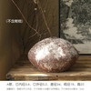 The product can be customized.Ceramic vase, living room, Zen style, small mouth flower arrangement, coarse pottery, qu