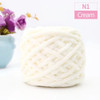 QJH Chunky Blanket Knitting Yarn, Luxury Thick Polyester Jumbo Weaving Crochet Craft Yarns for Throw Blanket Pillows 100g/1Ball