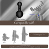 17Mm Swivel Ball Mounting Pattern GPS Mount For RAM Mounts B Size Double Socket Arm