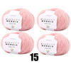 4pcs X25g Mohair Yarn Cheap Knitting Yarn Crochet Baby Wool Yarn for Knitting Sweater Socks 166m 0.9mm