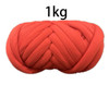 1KG Thick Super Bulky Chunky Yarn for Hand Knitting Crochet Soft Big Cotton DIY Arm Knitting Roving Spinning Yarn for Blanket