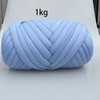 1KG Thick Super Bulky Chunky Yarn for Hand Knitting Crochet Soft Big Cotton DIY Arm Knitting Roving Spinning Yarn for Blanket