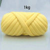 1KG Thick Super Bulky Chunky Yarn for Hand Knitting Crochet Soft Big Cotton DIY Arm Knitting Roving Spinning Yarn for Blanket