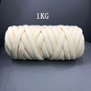 1KG Thick Super Bulky Chunky Yarn for Hand Knitting Crochet Soft Big Cotton DIY Arm Knitting Roving Spinning Yarn for Blanket