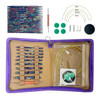 Knitting Needles Removable Ebony Wood 1 Set Crochet Hooks Needles Handmade Crafts Comfortable Grip for DIY Scarves Gloves