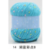 12pcs/lot 35 colored milk cotton handmade yarn knit baby woolen cloth diapers braided children's blanket line crochet yarn
