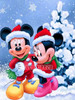 Disney Christmas Mickey Diamond Painting Cartoon Mosaic Embroidery Diamond Puzzle DIY Rhinestone Children's Room Decoration Gift