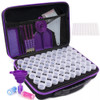60 Bottles Diamond Painting Accessories Tools Storage Containers Bag Diamond Painting Tool Pen Carry Case Mosaic Storage Box
