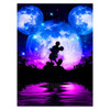 Disney Diamond Painting Cartoon Moon Princess Mosaic Embroidery Diamond Puzzle DIY Rhinestone Children's Room Decoration Gift