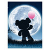 Disney Diamond Painting Cartoon Moon Princess Mosaic Embroidery Diamond Puzzle DIY Rhinestone Children's Room Decoration Gift