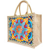Linen DIY Diamond Painting Purses Reusable Diamond Art Clutch Bag Diamond Painting Tote Bag for Women Girls Art Craft Gift