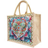 Linen DIY Diamond Painting Purses Reusable Diamond Art Clutch Bag Diamond Painting Tote Bag for Women Girls Art Craft Gift