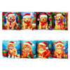 New DIY diamond painting cards Christmas card Santa Claus greeting card cross diamond Mosaic embroidery painting blessing carts