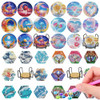 8pcs/sets Diamond Painting Coaster DIY Beach Love Heart Drink Cup Diamond Art Coasters Table Placemat Pad Kitchen Accessories