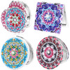 DIY Compact Mirror with Diamond Painting 4Pcs Diamond Painting Pocket Mirror Set Cover Portable Folding Mirror Diamond Painting