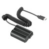 EP-5B USB-C Power Coupler To EN-EL15 Dummy Battery for Nikon Z5, Z6, Z6 II, Z7, Z7 II, Z8, D500 D610 D750 D780 D800 D800e D810
