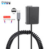 Type-C/USB-C To NP-FZ100 Dummy Battery DC Power AC Adapter for Sony ILME-FX3 A6600 A7M3 A7M3K A7RM3 A7RM4 A9 A9M2 A7M3 Camera
