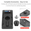 NP-FZ100 NPFZ100 Dummy Battery Fully Decoded With NP-F Adapter Plate Kit for Sony Alpha A6600 A7IV A7SIII A7C A1 FX3 A7R3 A7R IV