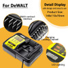 Fast Charging Station Battery Charger for Dewalt 10.8V 12V 14.4V 18V 20V DCB101 DCB200 DCB140 DCB105 DCB112