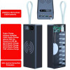 DIY Big-capacity Power Bank Shell 5V 9V 12V 5A USB QC4.0 PD 22.55W Super-Charge VOOC Wireless Charge 18650 Li-ion Battery cell