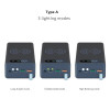 DIY Big-capacity Power Bank Shell 5V 9V 12V 5A USB QC4.0 PD 22.55W Super-Charge VOOC Wireless Charge 18650 Li-ion Battery cell