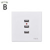 New DC 2/3/4 Ports USB 5V 3.1A Electric Wall Charger Dock Station Socket Power Outlet Panel Plate Switch Power Adapter Plug