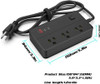 Power Strip with 2 USB & 1 Type-C Ports 3 Outlet, Desktop Charging Station 4 ft Extension Cord for Cruise Ship, Dorm Room Multi