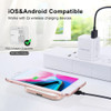 Magnetic Charger Adapter Charging Station with Carabiner USB-C Power Fast Charger 8PIN+Type-C for Apple Watch 9 8 7/iPhone 15 14