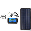 Solar Power System Solar Panel Kit USB5V DC12V Power Station 10-30-60A Controller for Home Car Camping Backup Charger