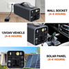 166Wh 45000mAh 180W Portable Power Station Outdoor RV Camping Emergency Light Power Supply Power Bank Generator Battery Storage