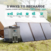 ALLPOWERS R4000 LiFePO4 Battery, 3600Wh Power Station 4000W Portable Generator, Expandable Battery for Power Outage, Travel，UPS