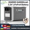 2000W Portable Backup Power Station Lifepo4 Extral Battery Solar Generator Camping Solar RV PowerStation 1000W 500W 300W 220V