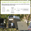 2400W 1800W Camping Portable Power Station 1000W 600W LiFePo4 Battery Backup 110V/220V AC Outlet Solar Generator Outdoors Travel