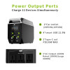 2400W 1800W Camping Portable Power Station 1000W 600W LiFePo4 Battery Backup 110V/220V AC Outlet Solar Generator Outdoors Travel