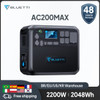 Bluetti AC200MAX 2048Wh 2200W Portable Power Station Home Use Charging station Solar Generator For Home for Home Outdoor Camping