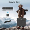 Dabbsson Portable Power Station DBS2300 with 200W Solar 2330Wh Panel Power bank LiFePO4 Battery Solar Generator for RV Camping