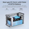 Dabbsson Portable Power Station DBS2300 with 200W Solar 2330Wh Panel Power bank LiFePO4 Battery Solar Generator for RV Camping