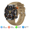 2024 Newest With flashlight Smart Watch Men Make Answer Calls Waterproof AI Voice 450mAh Battery Outdoor Rugged Fitness Tracker