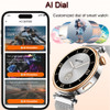 2024 New WATCH GT4 Mini Smart Watch Women 1.3 Inch AMOLED NFC Compass Clock BT Call IP68 Waterproof Lady Smartwatch With Huawei