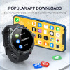 4G All Netcom V20MAX Men Women Smart Watch Internet Download App Game Video Blood Pressure HeartRate Music Camera For Amazfit