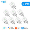 Tuya Wifi Zigbee 20A Smart Plug EU FR Timer Power Moinitor Socket Smart Home Automation Kits, Alexa Google Home Assistant Alice